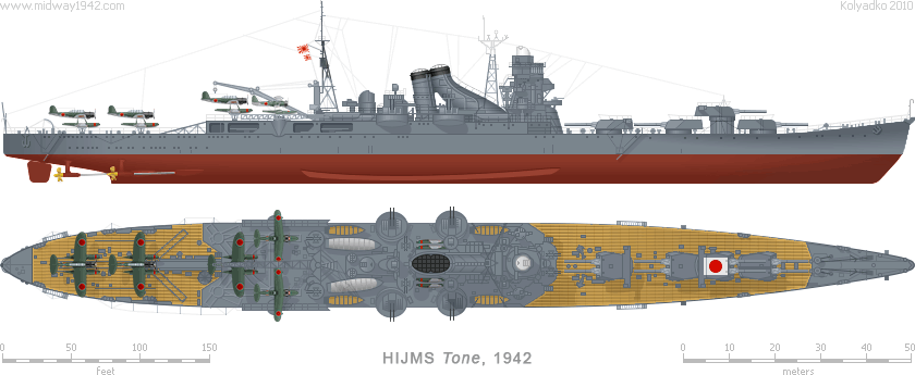 IJN Heavy Cruiser CA-17 "Tone"